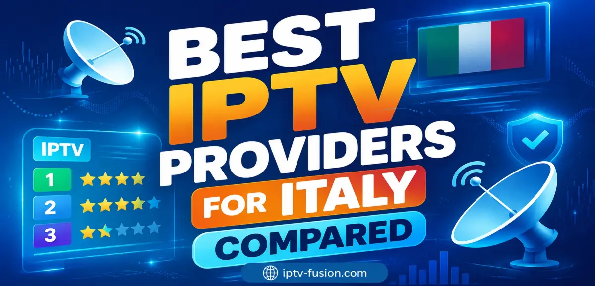 Italian IPTV channel lineup — Serie A, RAI 1/2/3, Mediaset, Sky Sport